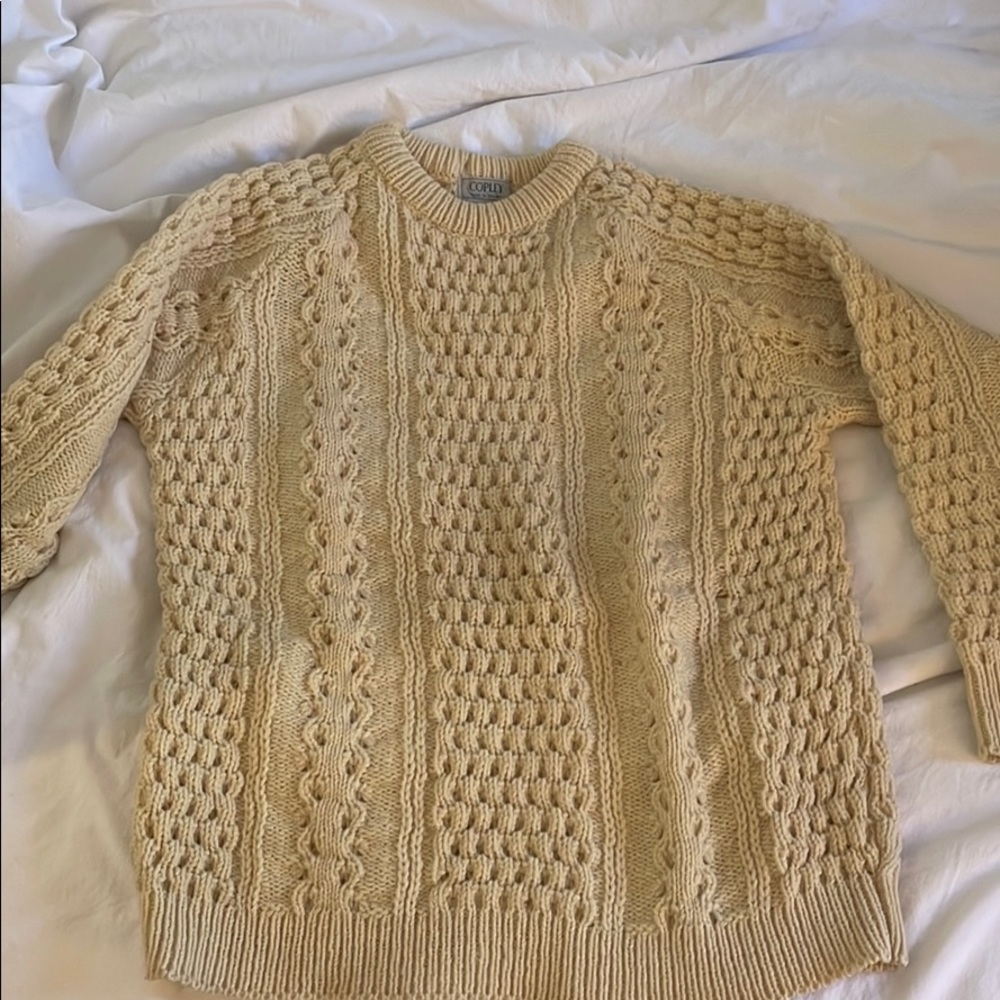 Copley 100% Wool Vintage Irish Sweater